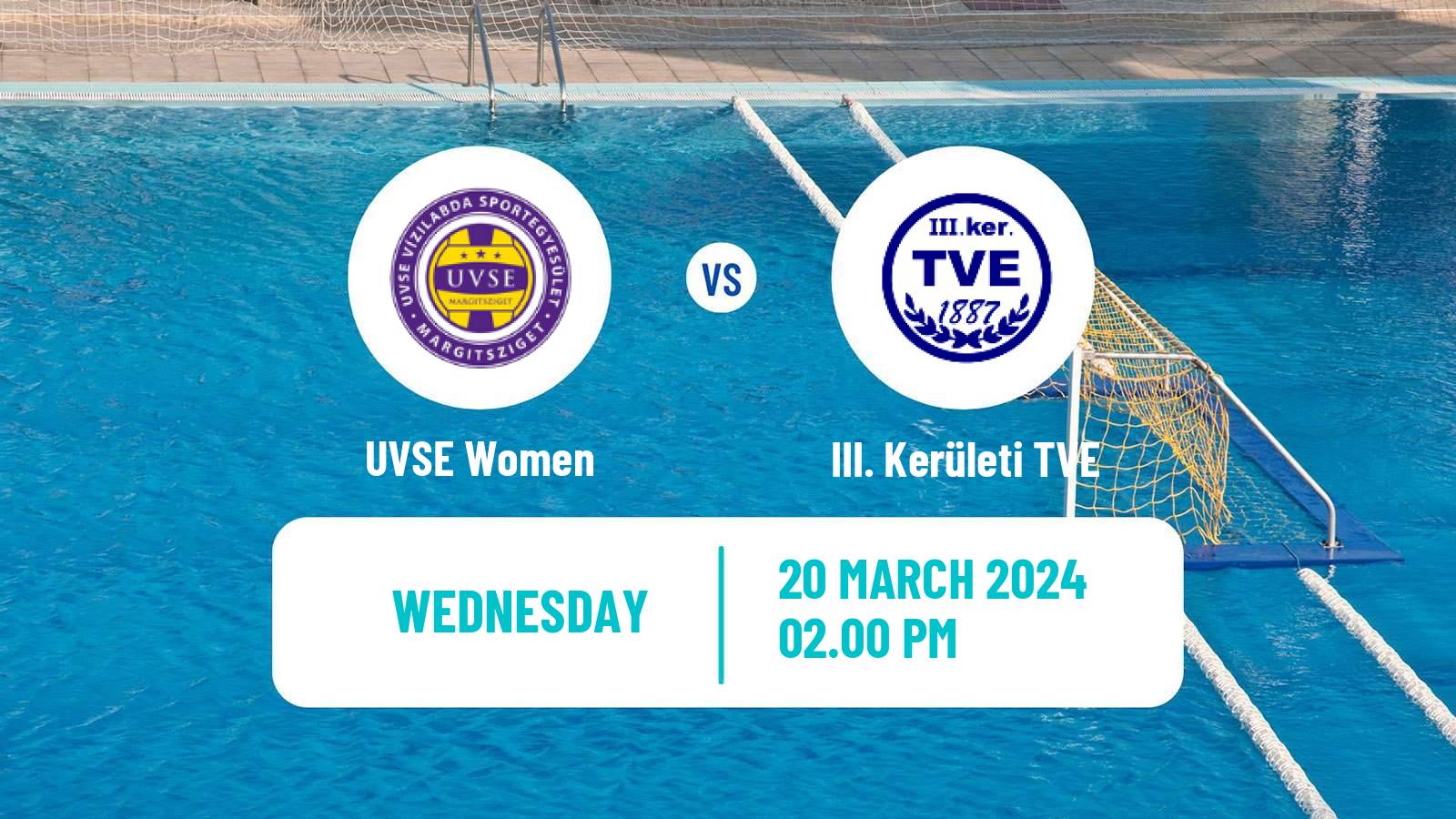 Water polo Hungarian OB I Water Polo Women UVSE - III. Kerületi TVE