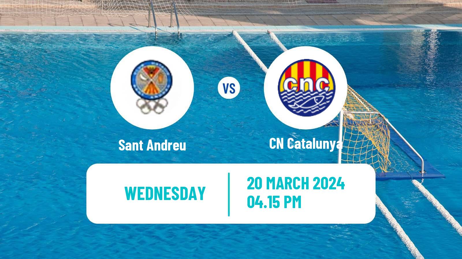 Water polo Spanish Liga Premaat Sant Andreu - Catalunya
