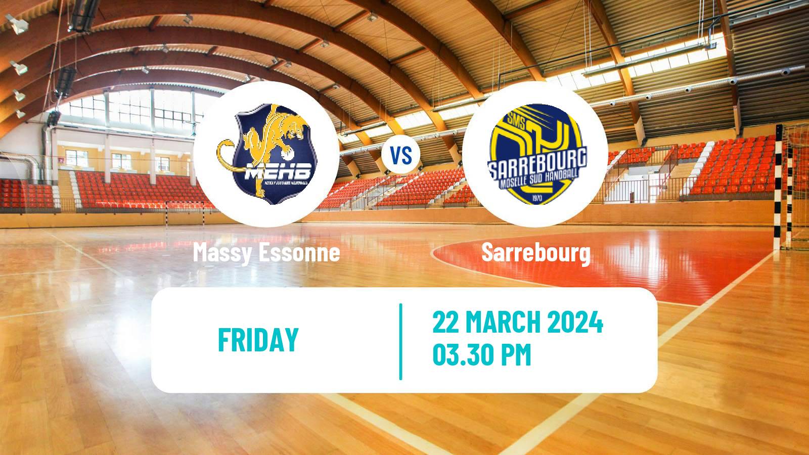 Handball French Proligue Handball Massy Essonne - Sarrebourg