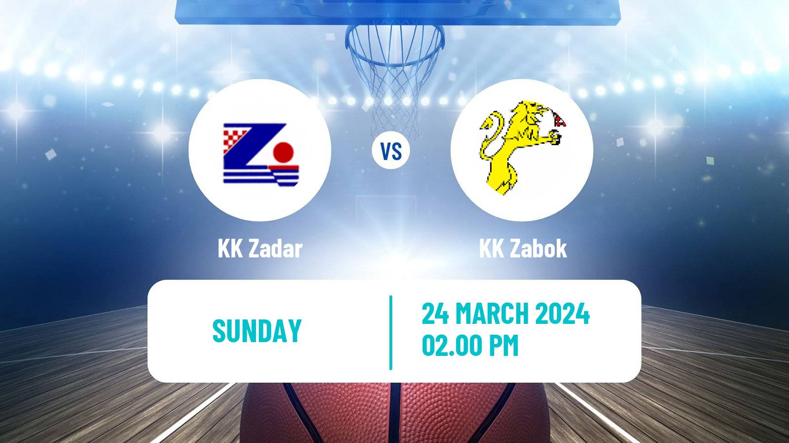 Basketball Croatian Premijer Liga Basketball KK Zadar - Zabok