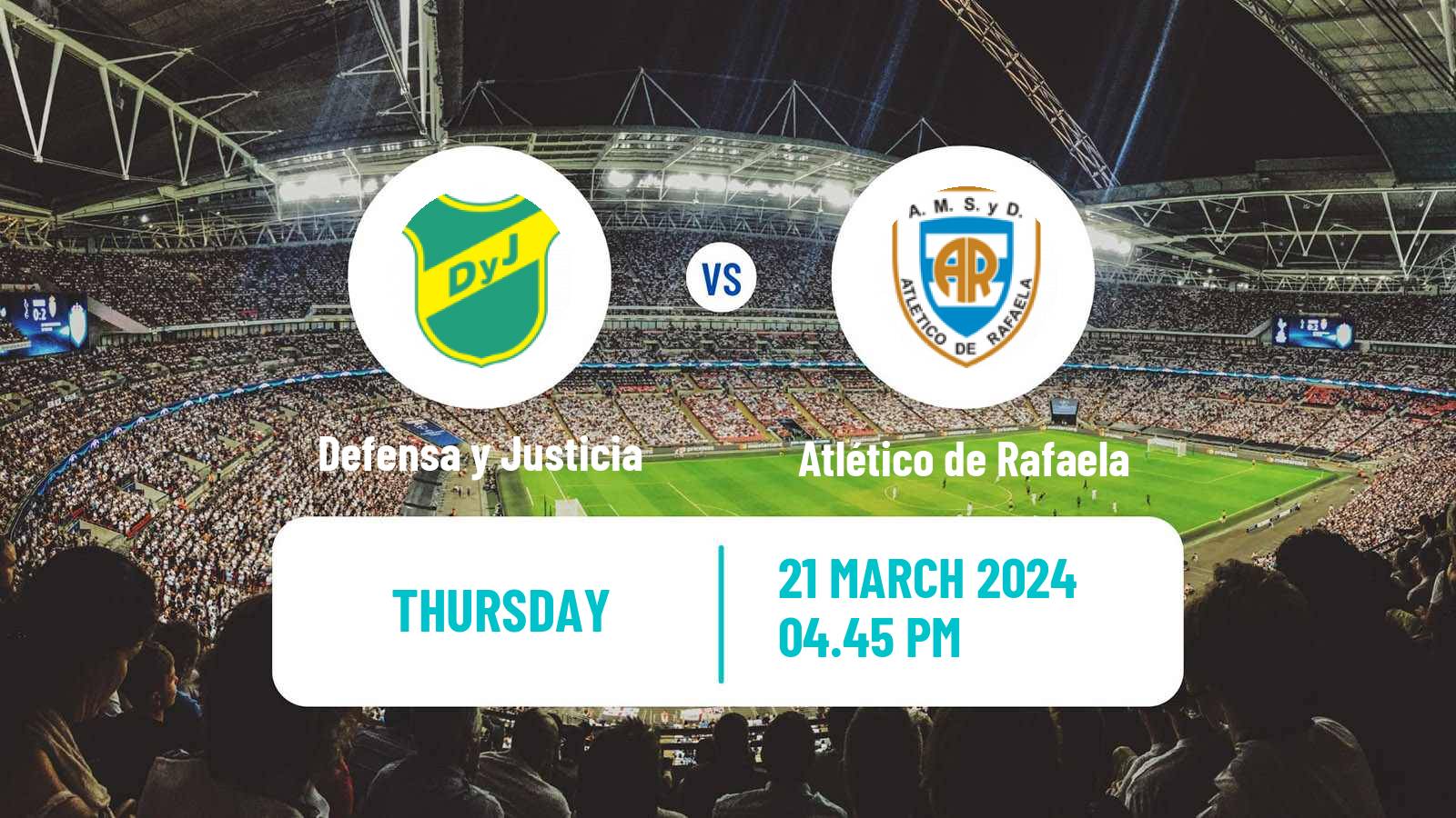 Soccer Copa Argentina Defensa y Justicia - Atlético de Rafaela