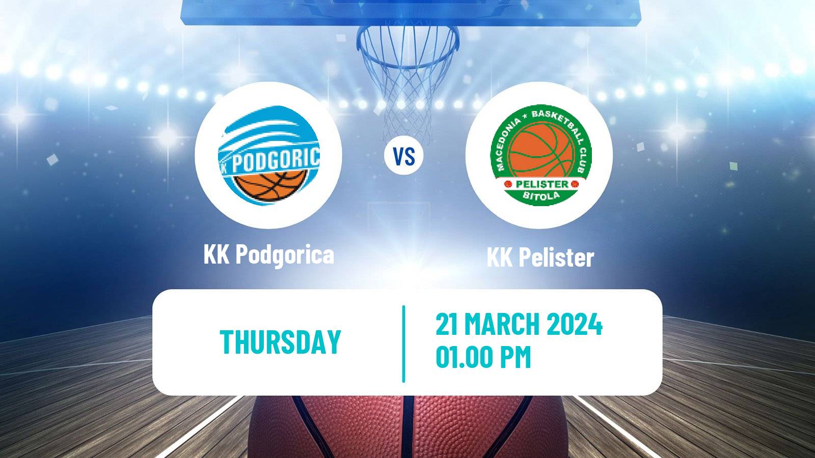 Basketball Adriatic League 2 Podgorica - Pelister