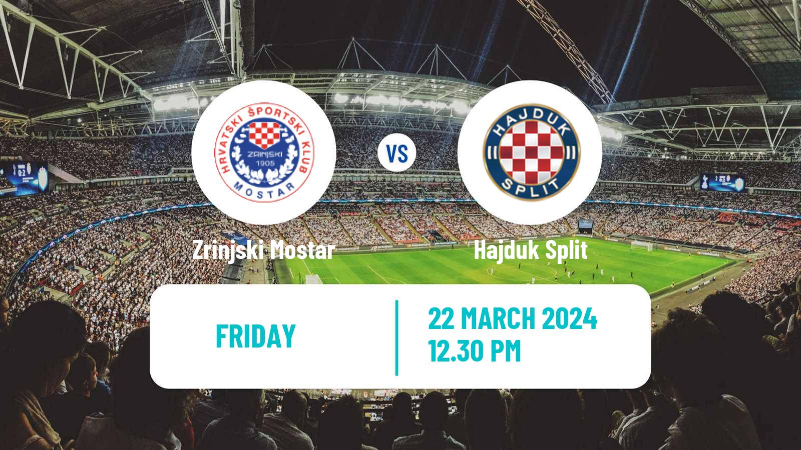 Soccer Club Friendly Zrinjski Mostar - Hajduk Split