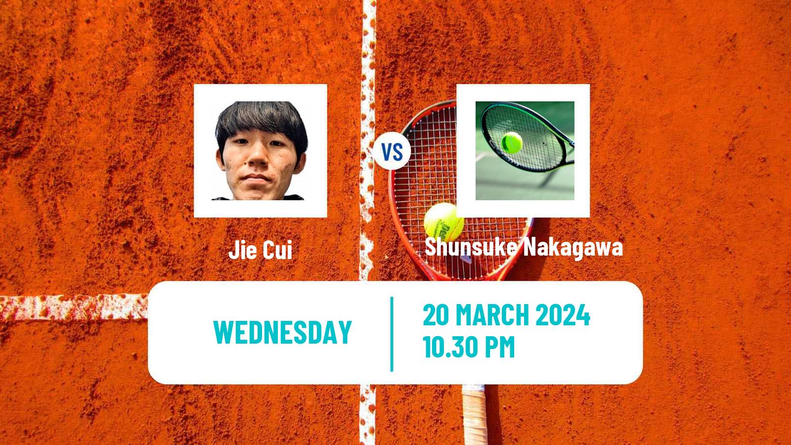 Tennis ITF M15 Nishi Tokyo Men Jie Cui - Shunsuke Nakagawa