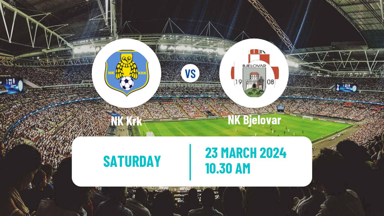 Soccer Croatian Druga NL Krk - Bjelovar