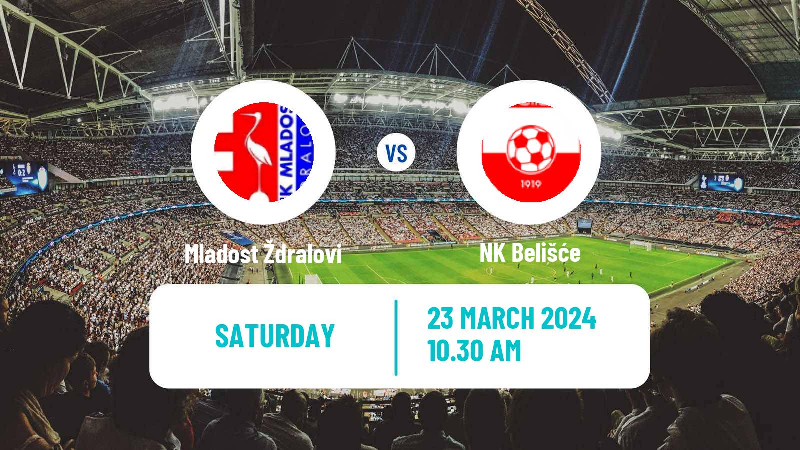 Soccer Croatian Druga NL Mladost Ždralovi - Belišće