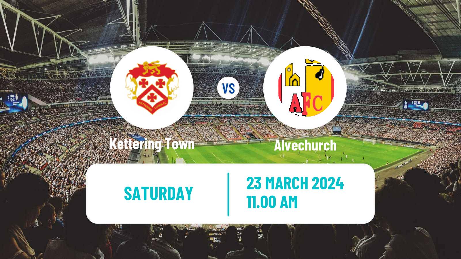 Soccer English Southern League Central Division Kettering Town - Alvechurch