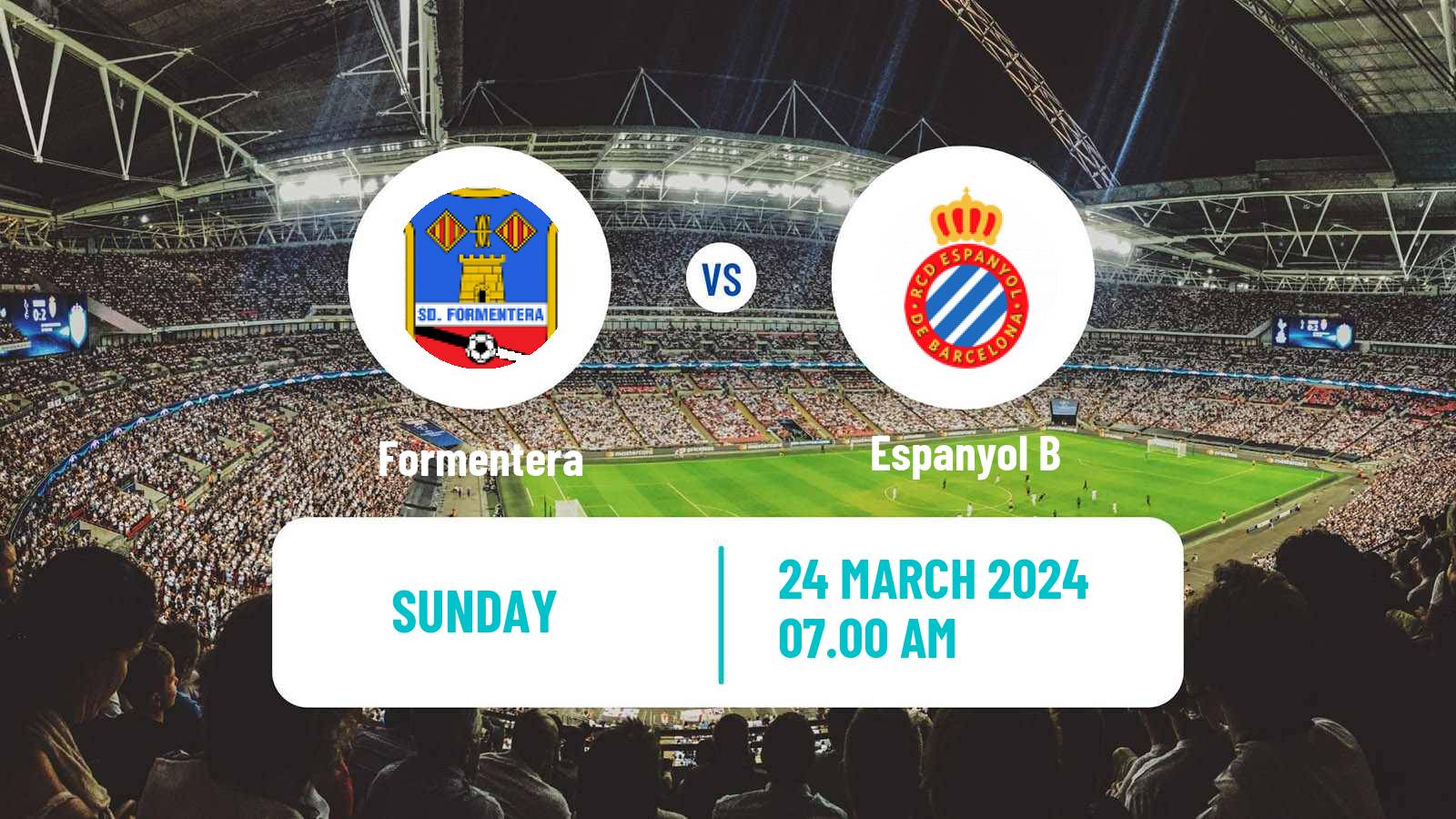 Soccer Spanish Segunda RFEF - Group 3 Formentera - Espanyol B