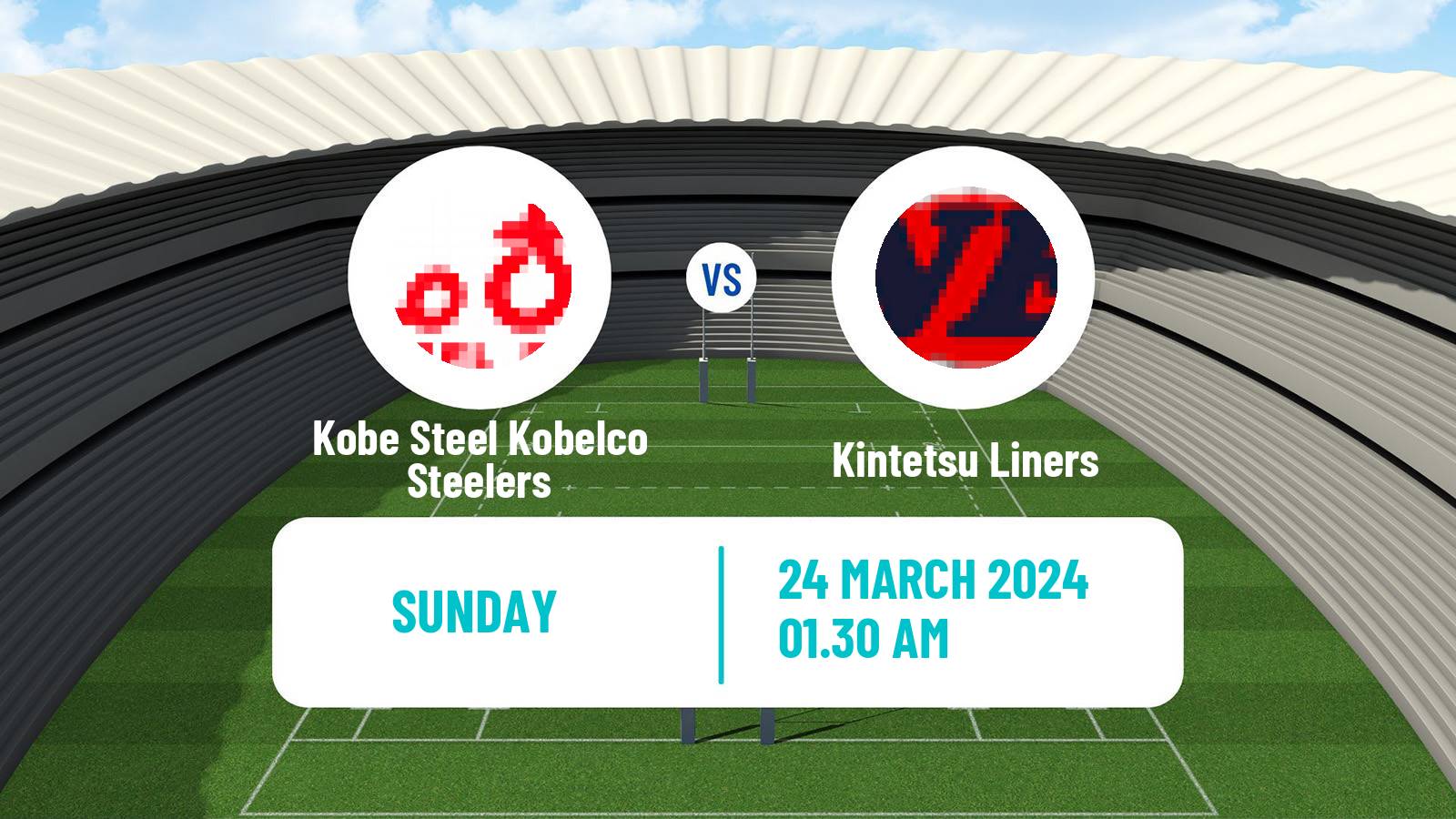 Rugby union Japan League One Rugby Union Kobe Steel Kobelco Steelers - Kintetsu Liners