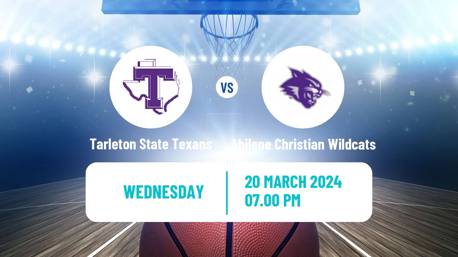 Basketball CIT Tarleton State Texans - Abilene Christian Wildcats