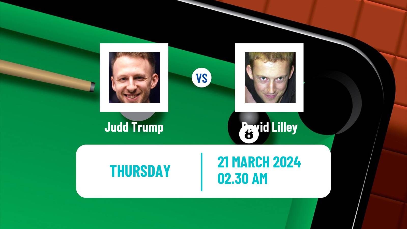 Snooker World Open Judd Trump - David Lilley