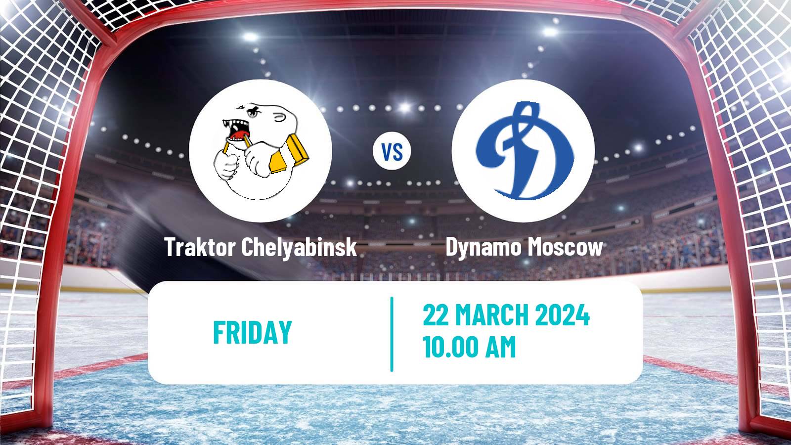 Hockey KHL Traktor Chelyabinsk - Dynamo Moscow