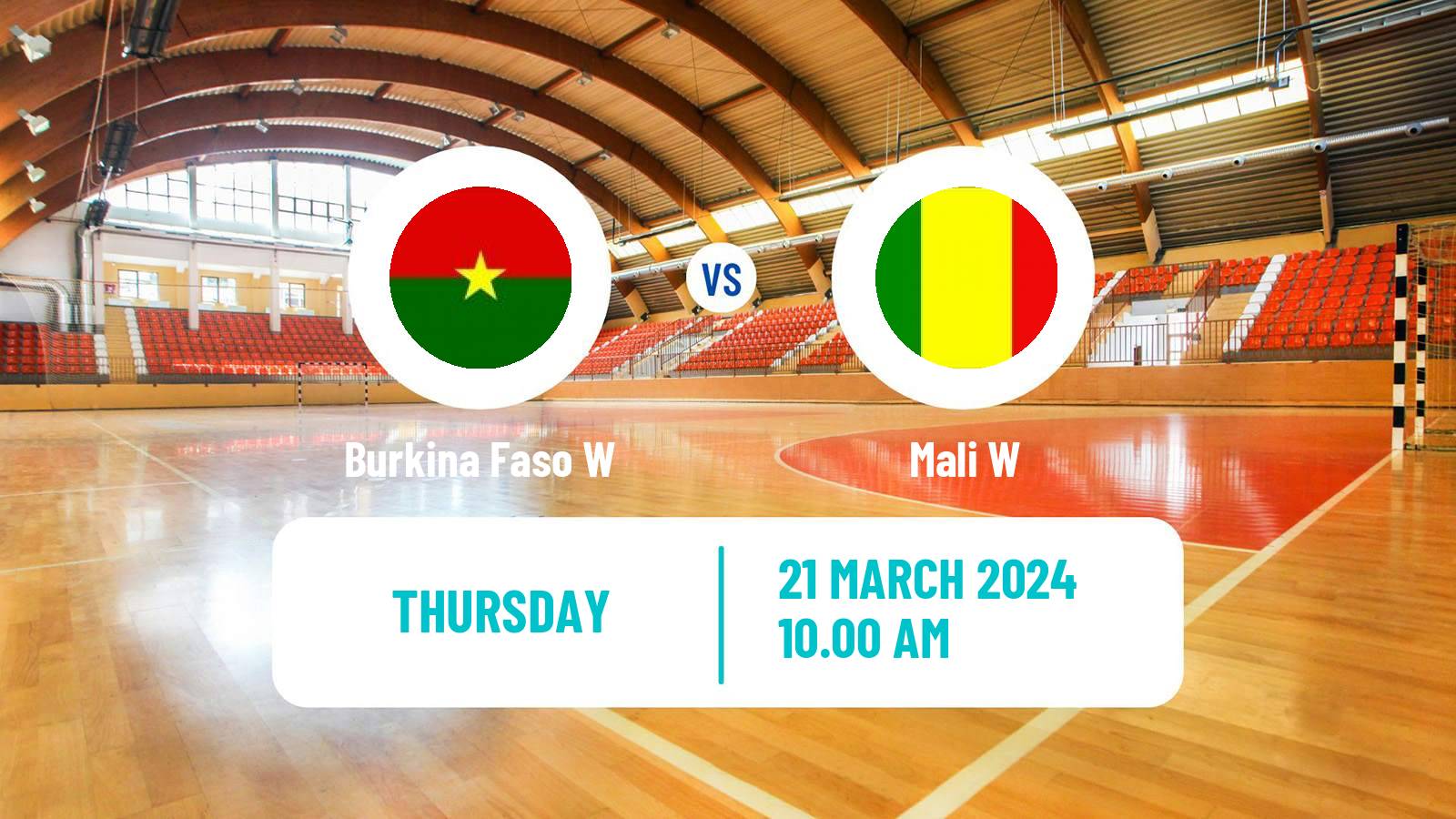 Handball African Games Handball Women Burkina Faso W - Mali W