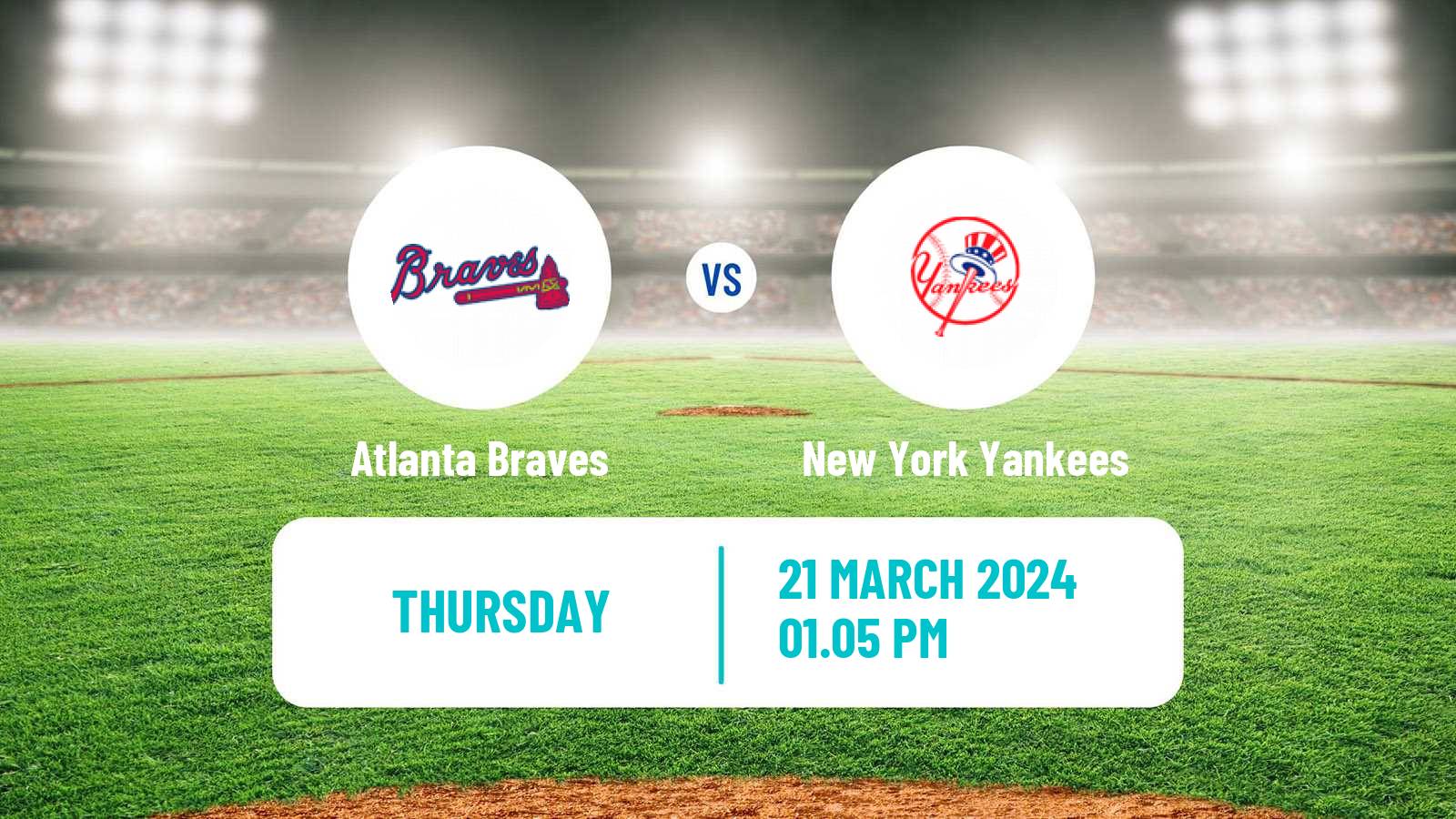 Baseball MLB Spring Training Atlanta Braves - New York Yankees