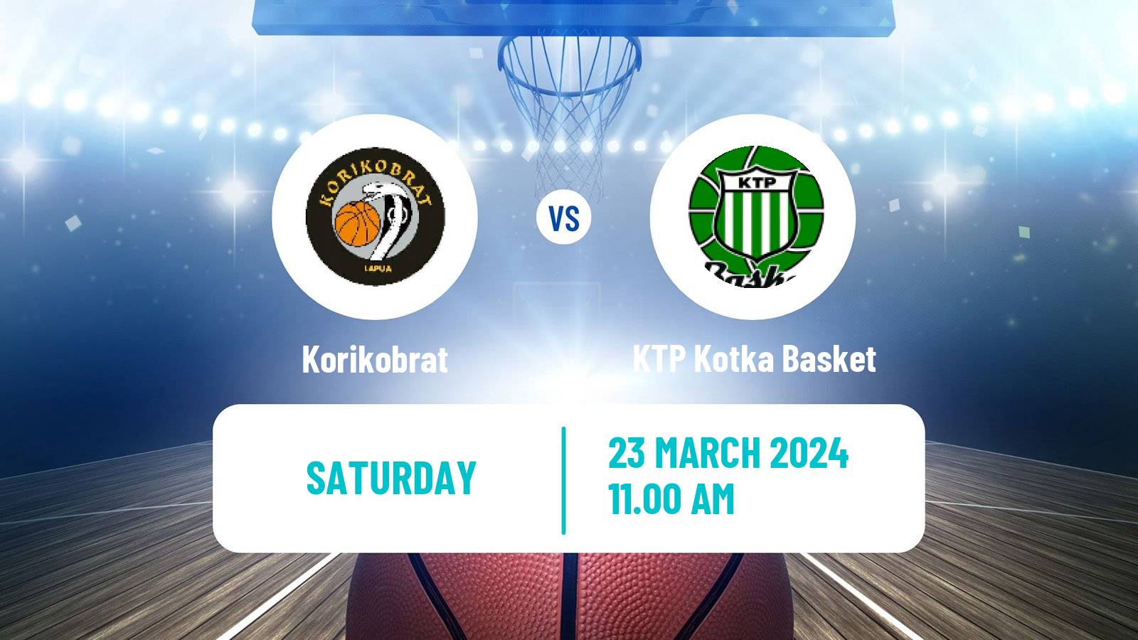 Basketball Finnish Korisliiga Korikobrat - KTP Kotka Basket