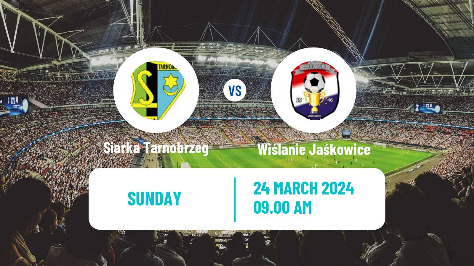 Soccer Polish Division 3 - Group IV Siarka Tarnobrzeg - Wiślanie Jaśkowice
