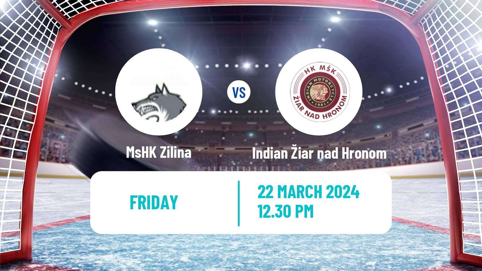 Hockey Slovak 1 Liga Hockey MsHK Žilina - Indian Žiar nad Hronom