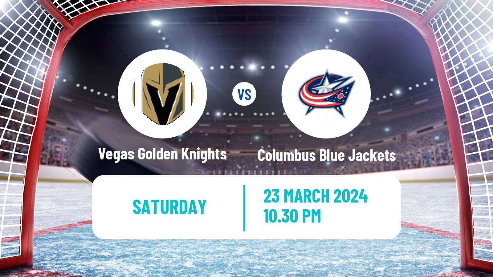 Hockey NHL Vegas Golden Knights - Columbus Blue Jackets