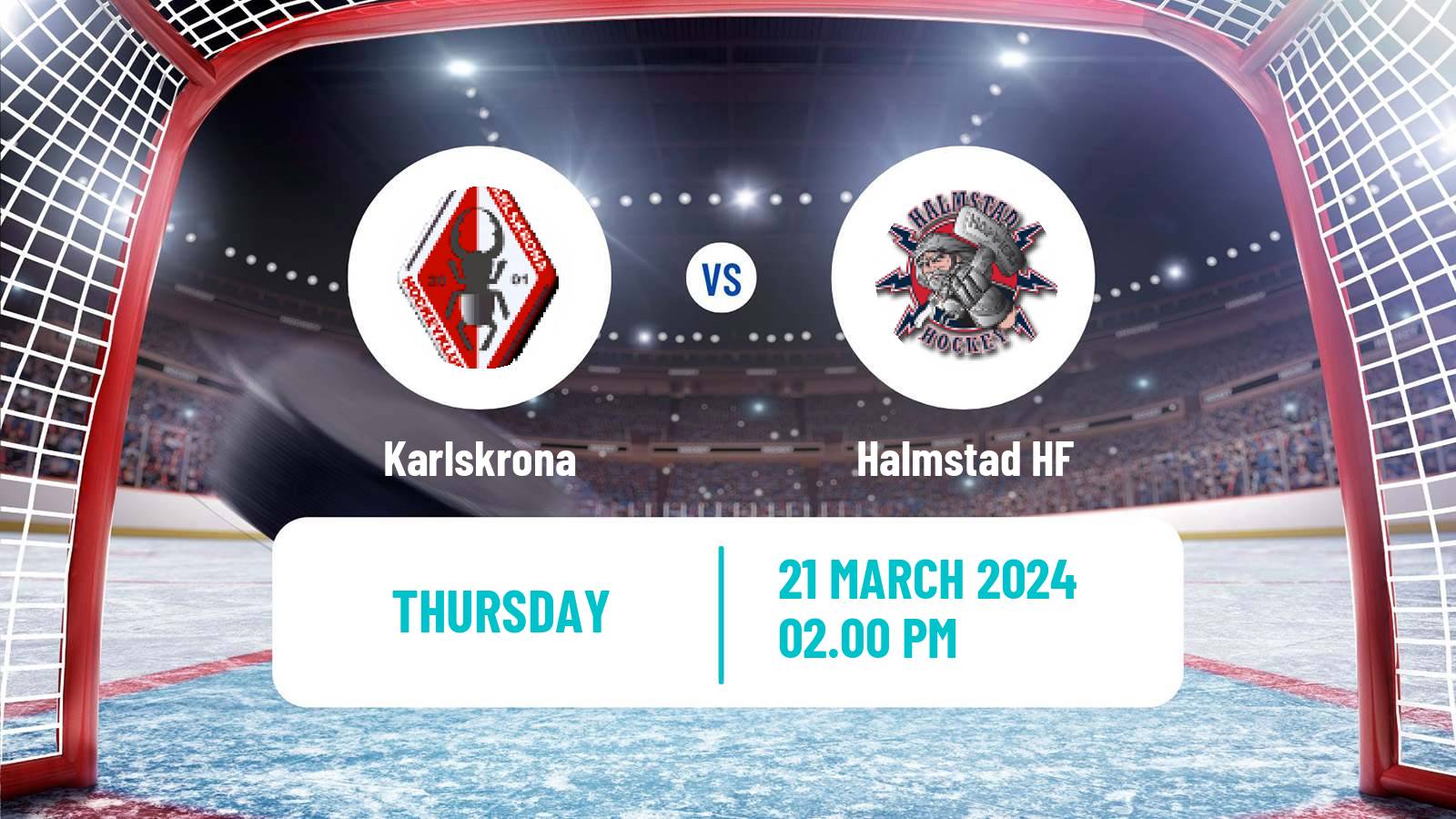 Hockey Swedish Hockey AllEttan Norra Karlskrona - Halmstad