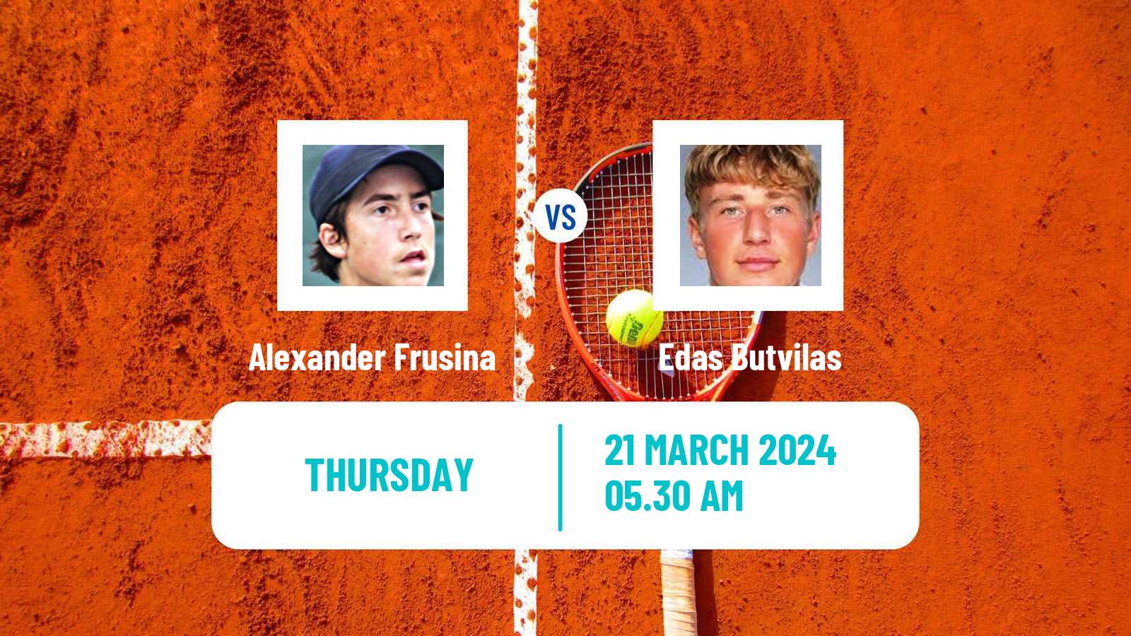 Tennis ITF M15 Heraklion 3 Men Alexander Frusina - Edas Butvilas