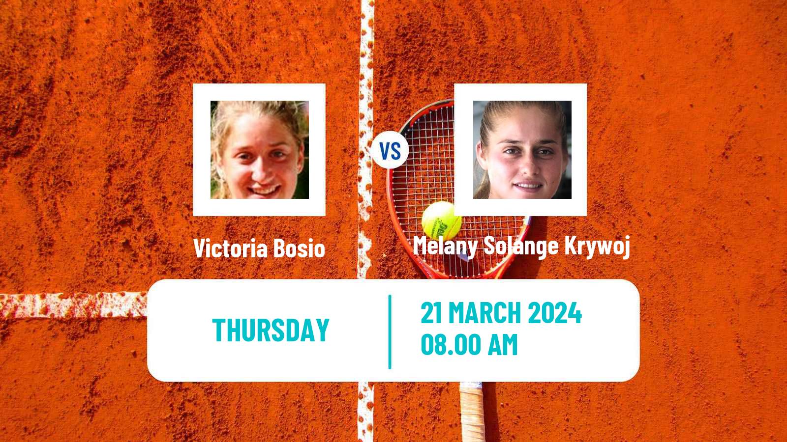 Tennis ITF W15 Campinas Women Victoria Bosio - Melany Solange Krywoj