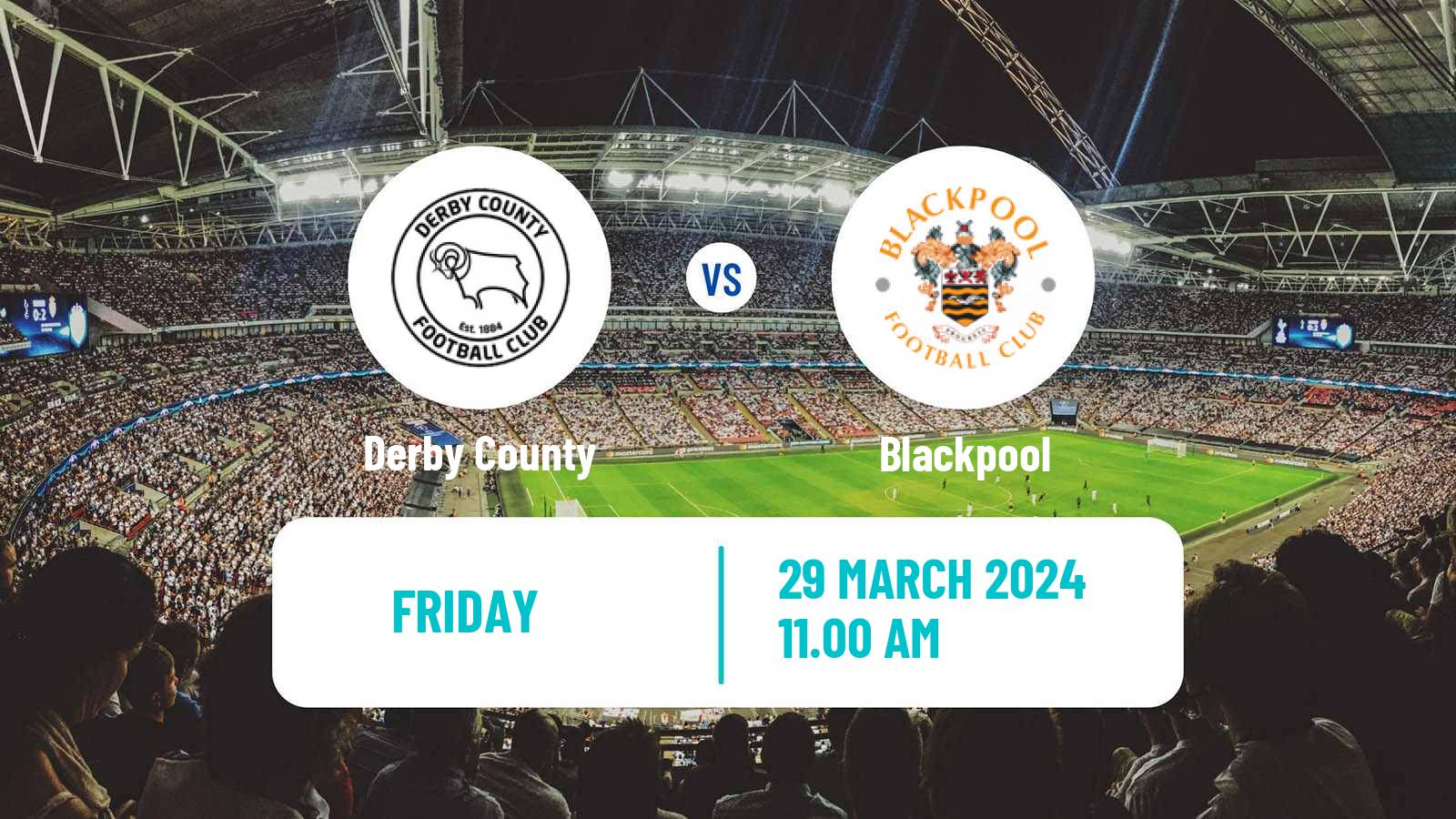 Soccer English League One Derby County - Blackpool