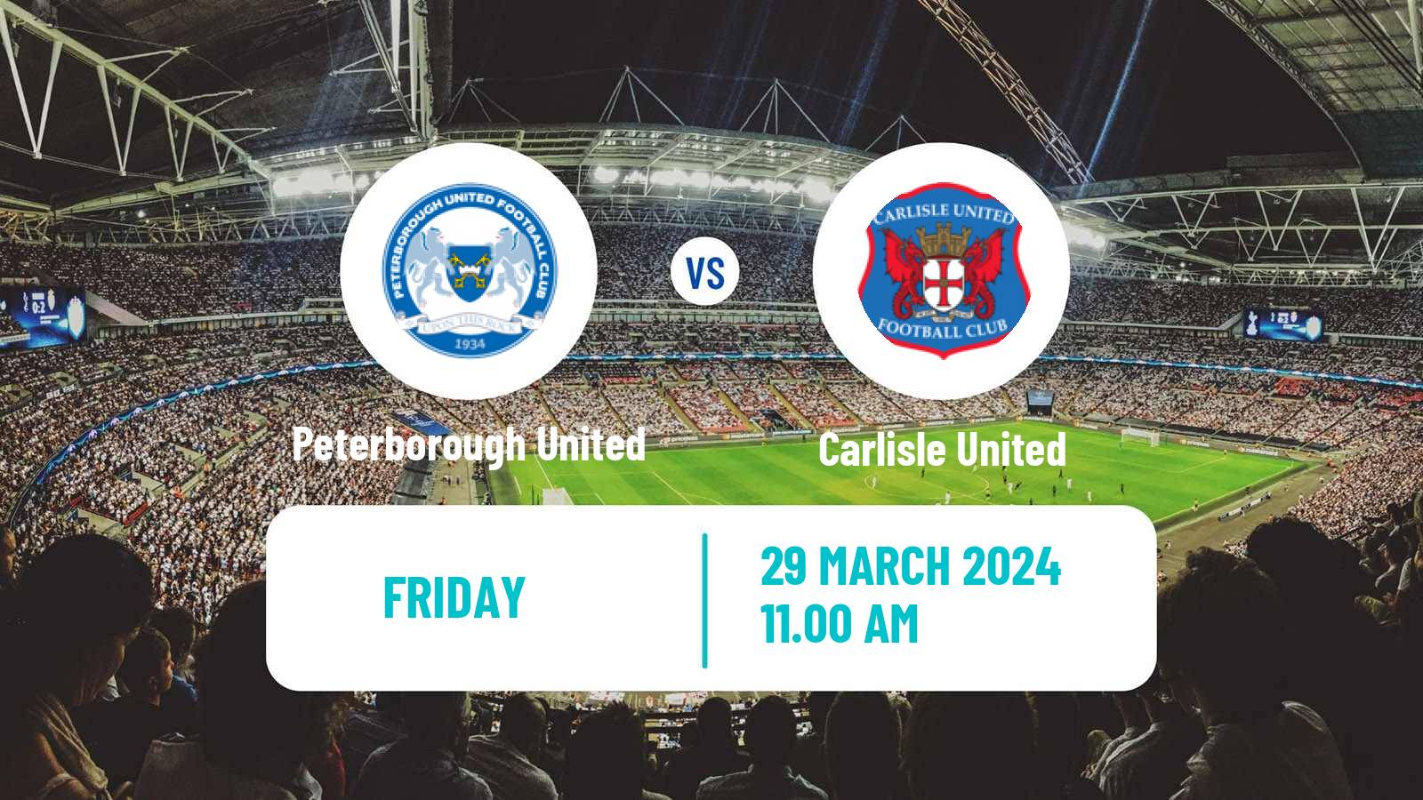 Soccer English League One Peterborough United - Carlisle United