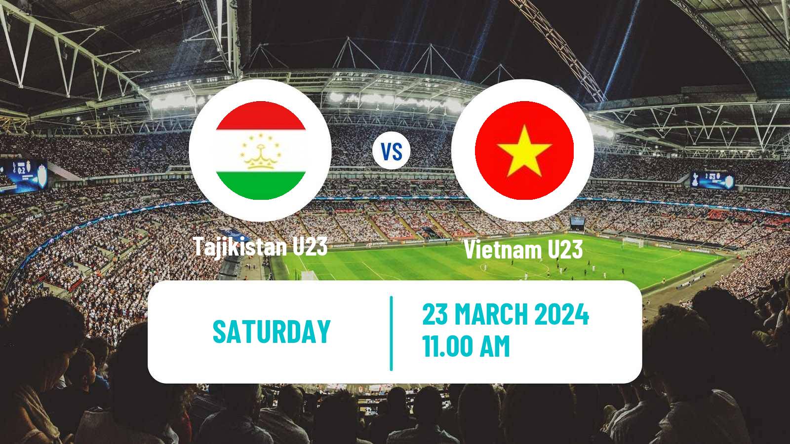 Soccer Friendly Tajikistan U23 - Vietnam U23