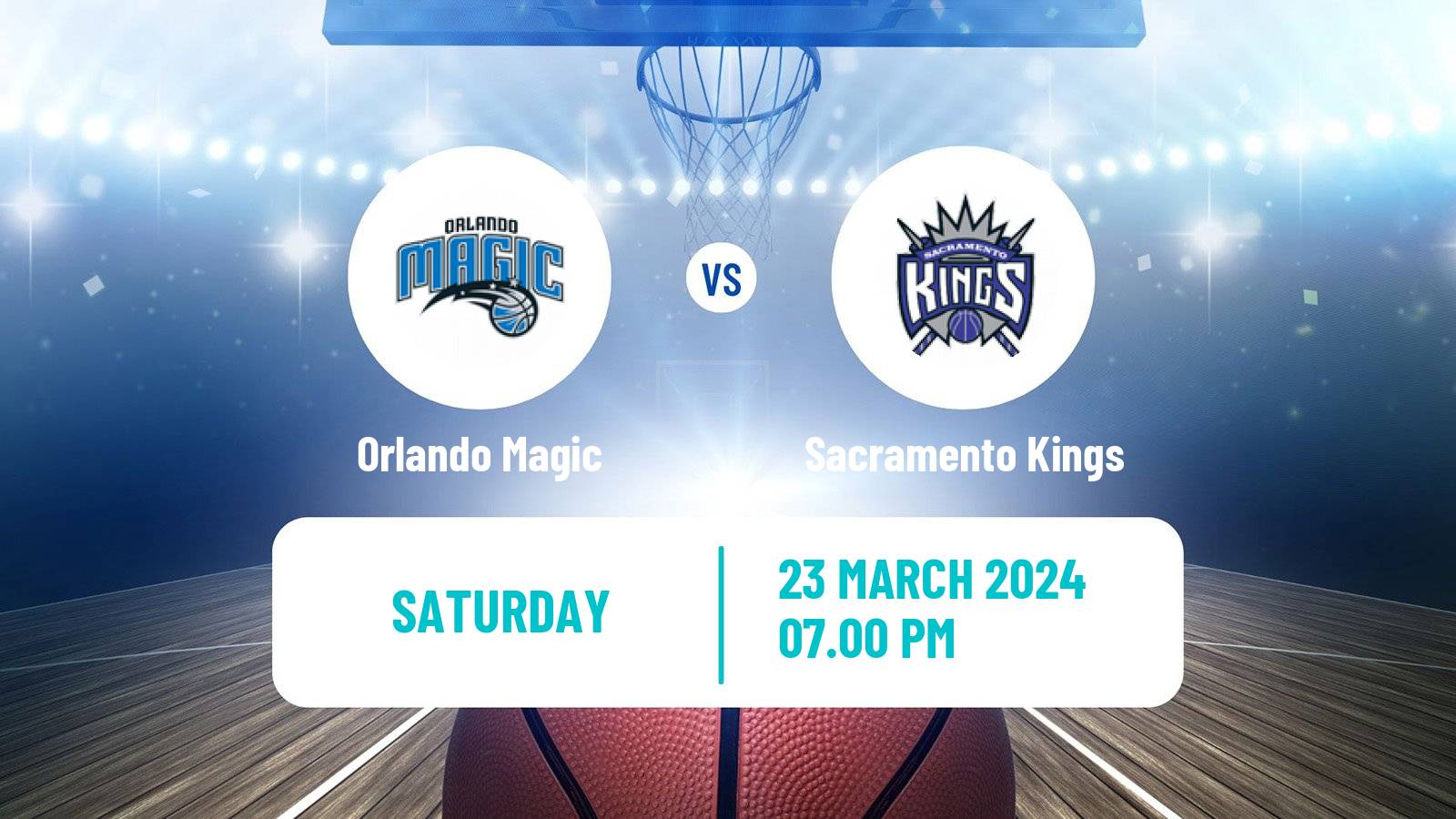 Basketball NBA Orlando Magic - Sacramento Kings