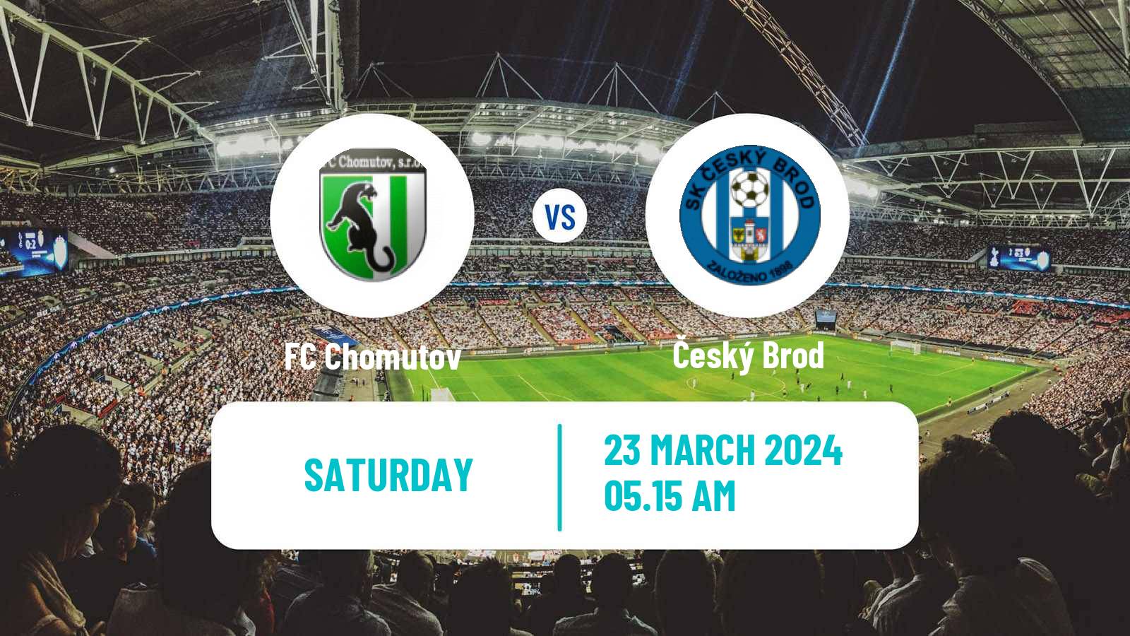 Soccer Czech Division B Chomutov - Český Brod