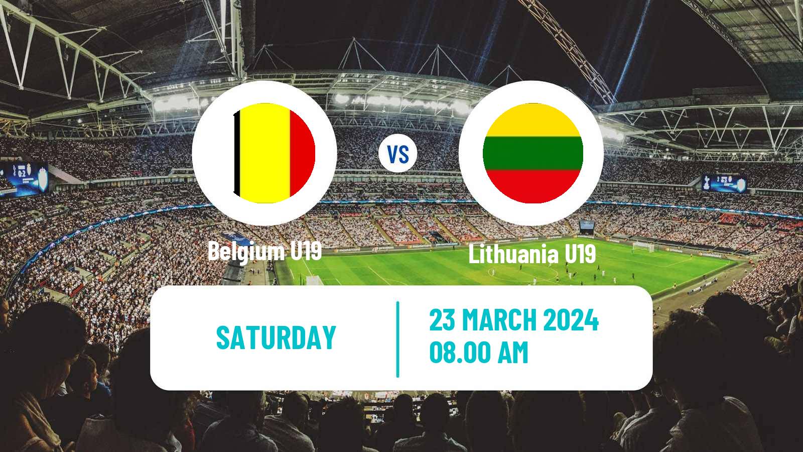 Soccer UEFA Euro U19 Belgium U19 - Lithuania U19