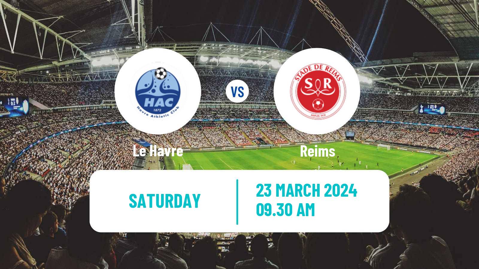 Soccer French Division 1 Women Le Havre - Reims