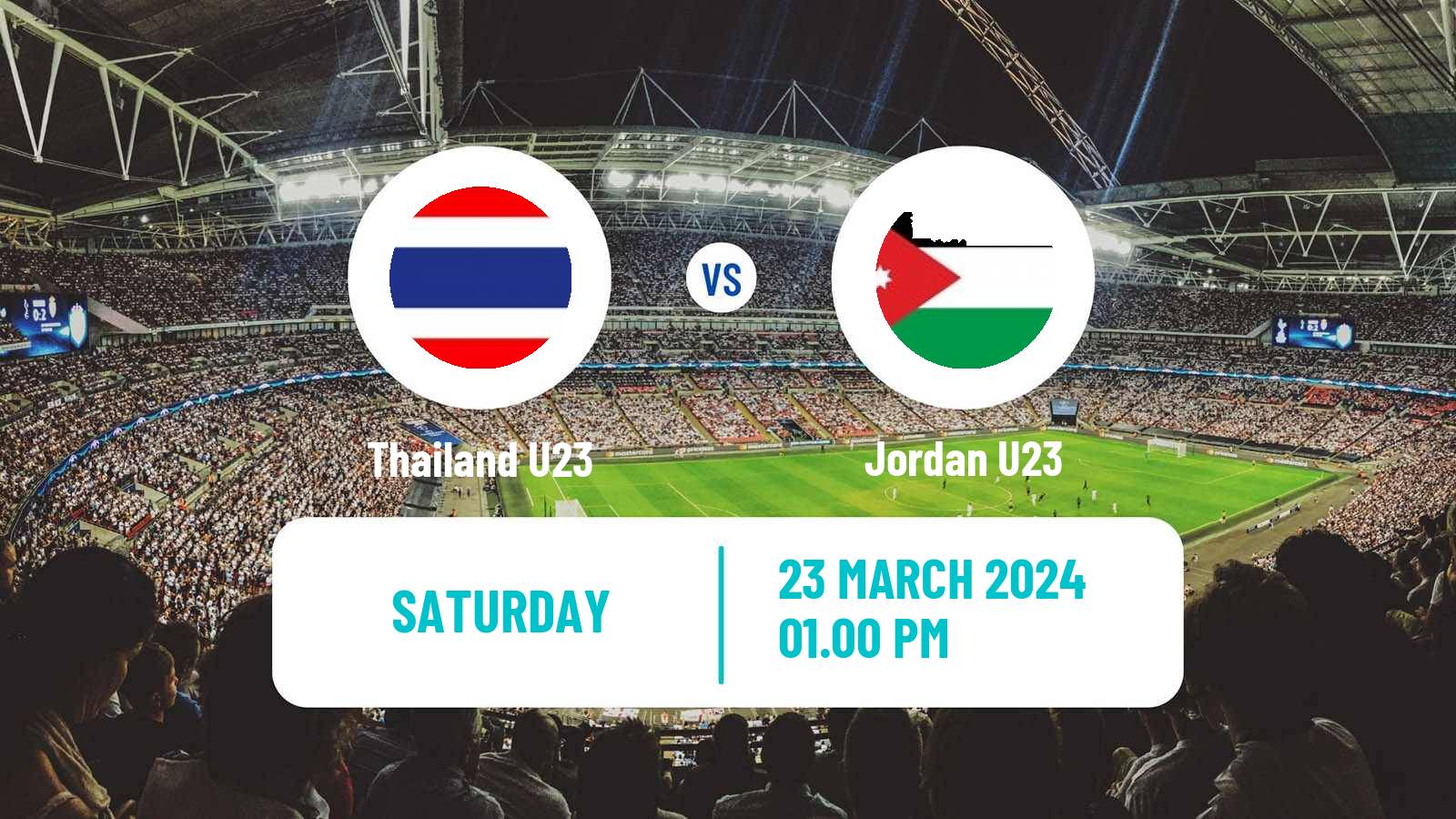 Soccer Friendly Thailand U23 - Jordan U23