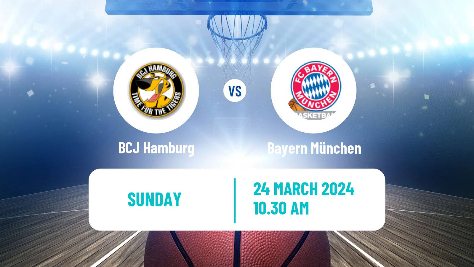 Basketball German BBL BCJ Hamburg - Bayern München
