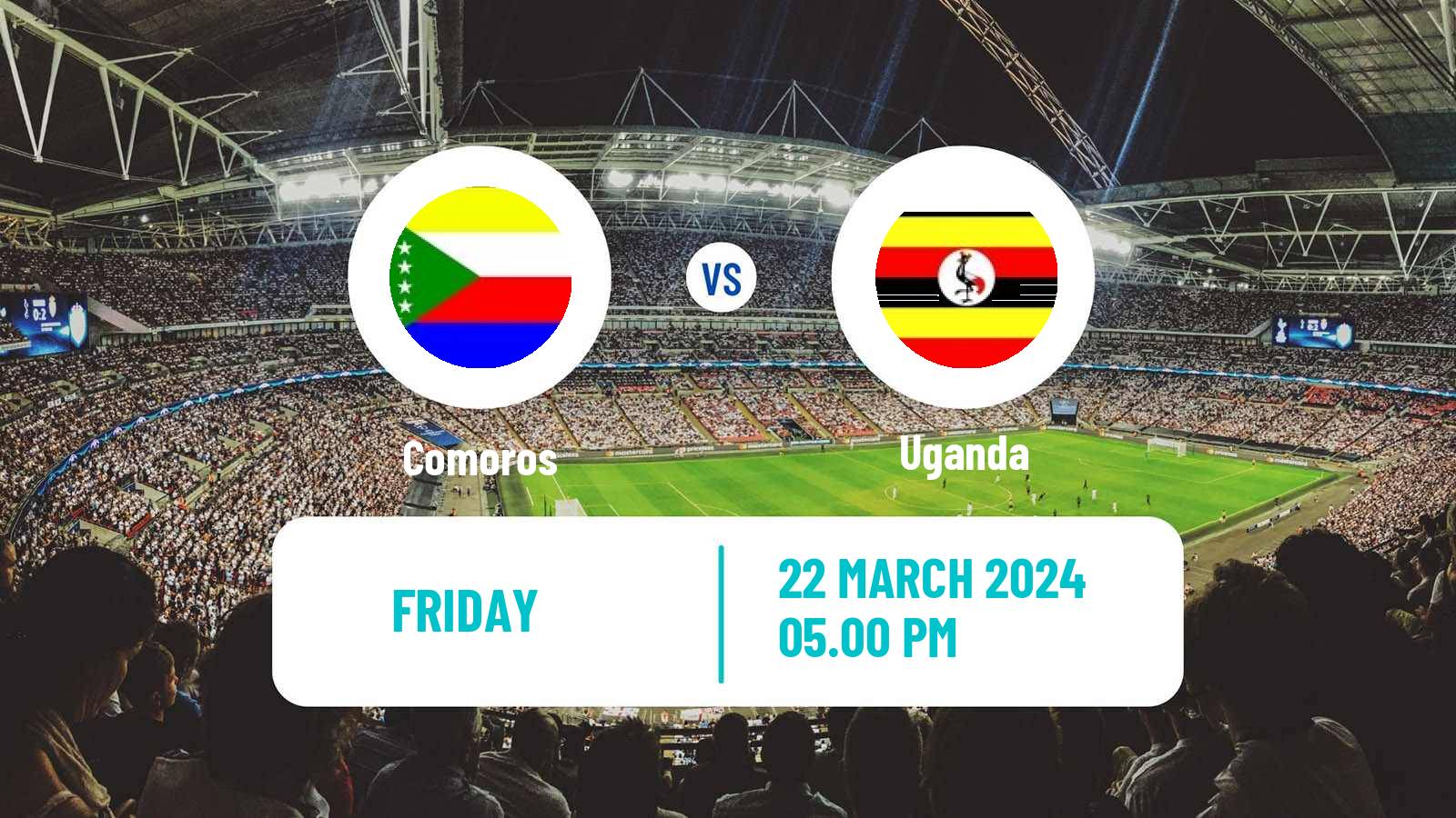 Soccer Friendly Comoros - Uganda