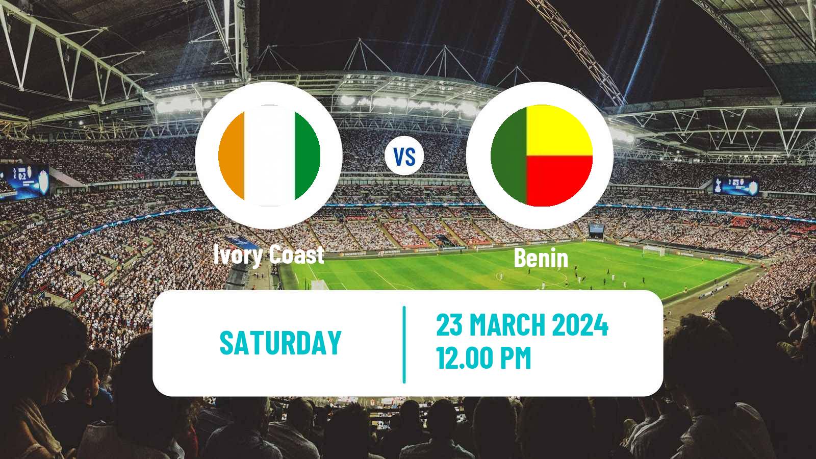 Soccer Friendly Ivory Coast - Benin
