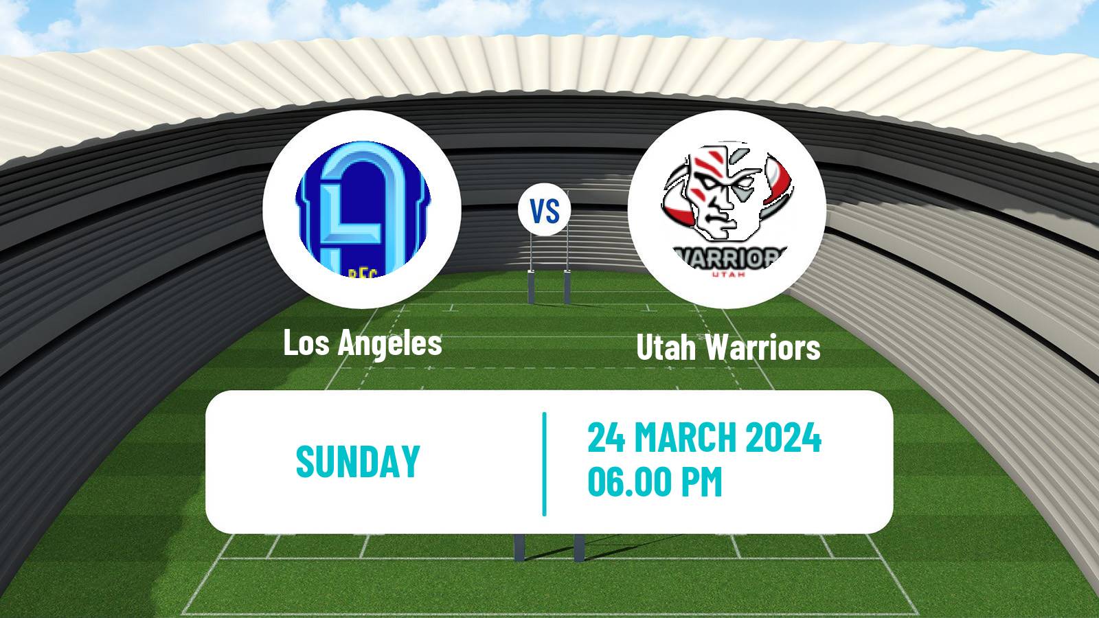 Rugby union USA Major League Rugby Los Angeles - Utah Warriors
