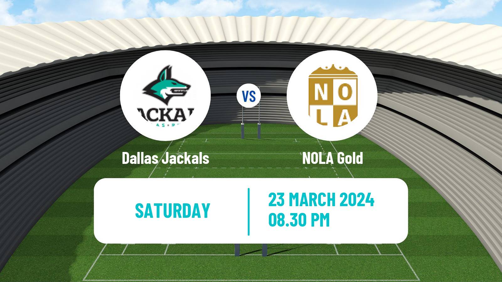 Rugby union USA Major League Rugby Dallas Jackals - NOLA Gold