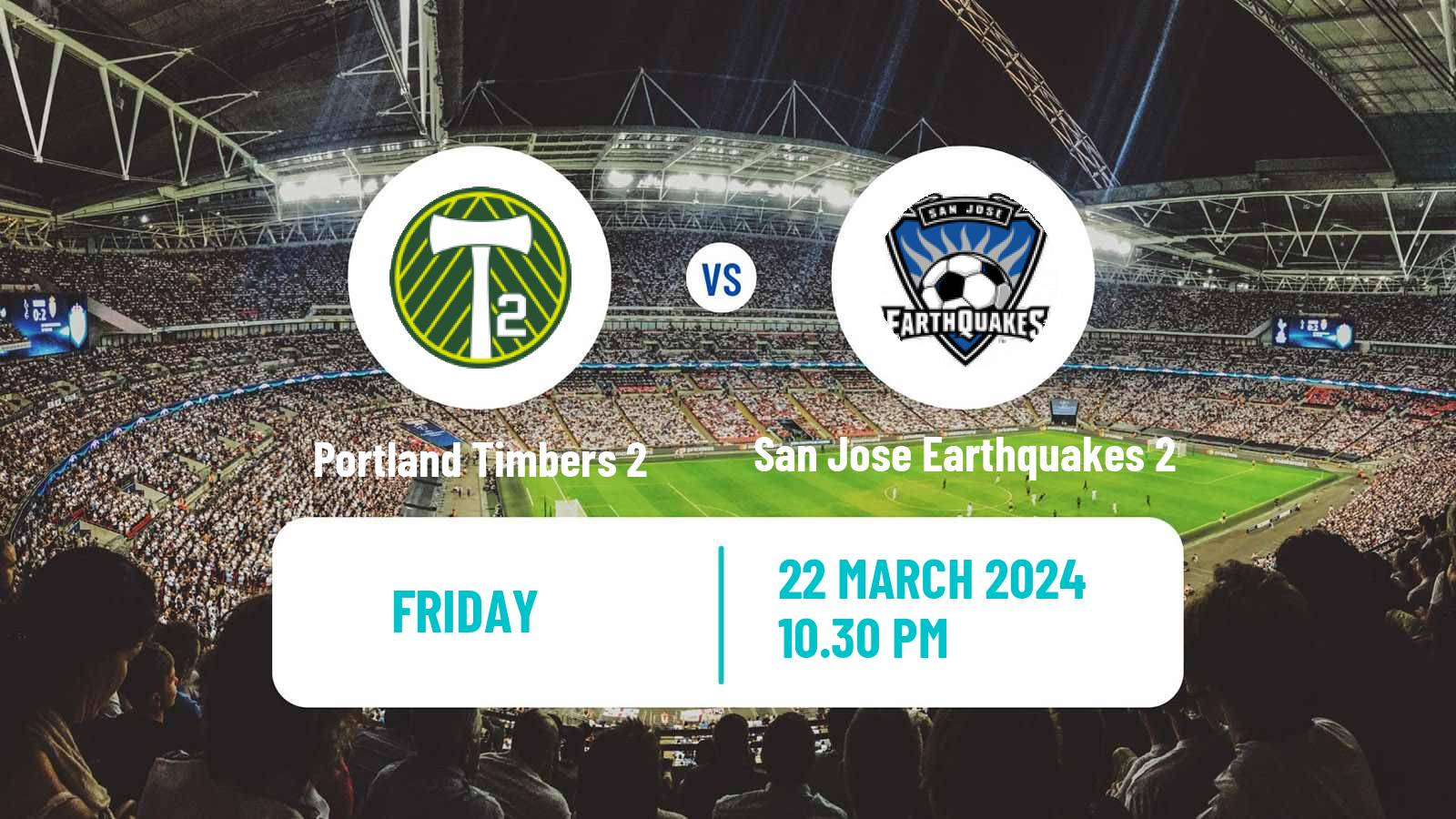 Soccer MLS Next Pro Portland Timbers 2 - San Jose Earthquakes 2