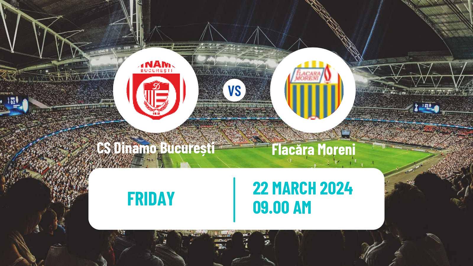 Soccer Romanian Liga 3 - Seria 4 CS Dinamo București - Flacăra Moreni