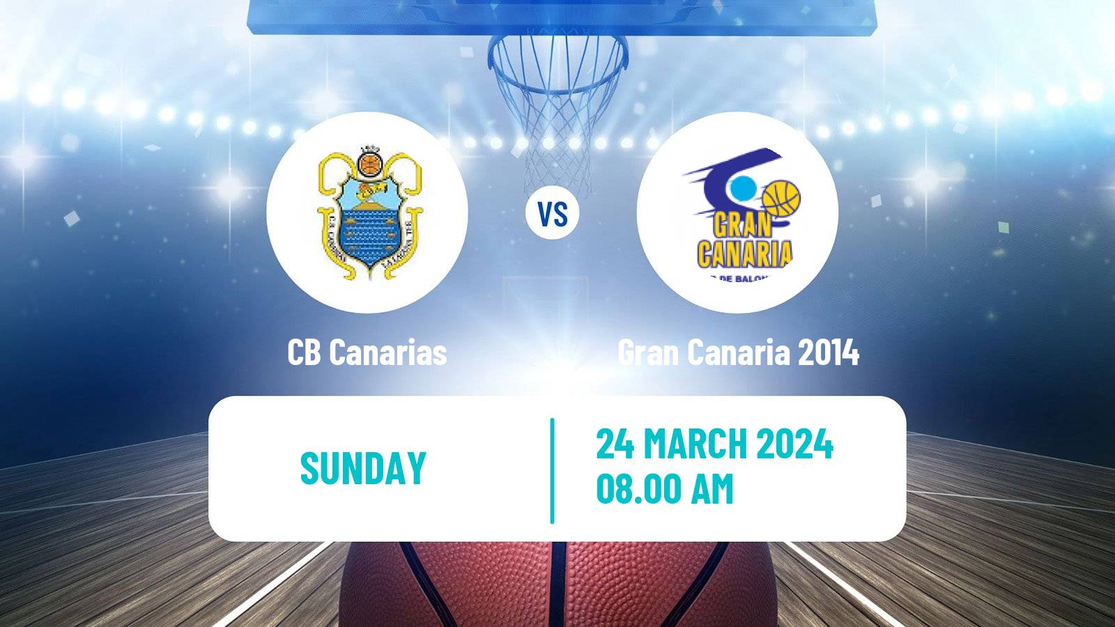 Basketball Spanish ACB League Canarias - Gran Canaria 2014
