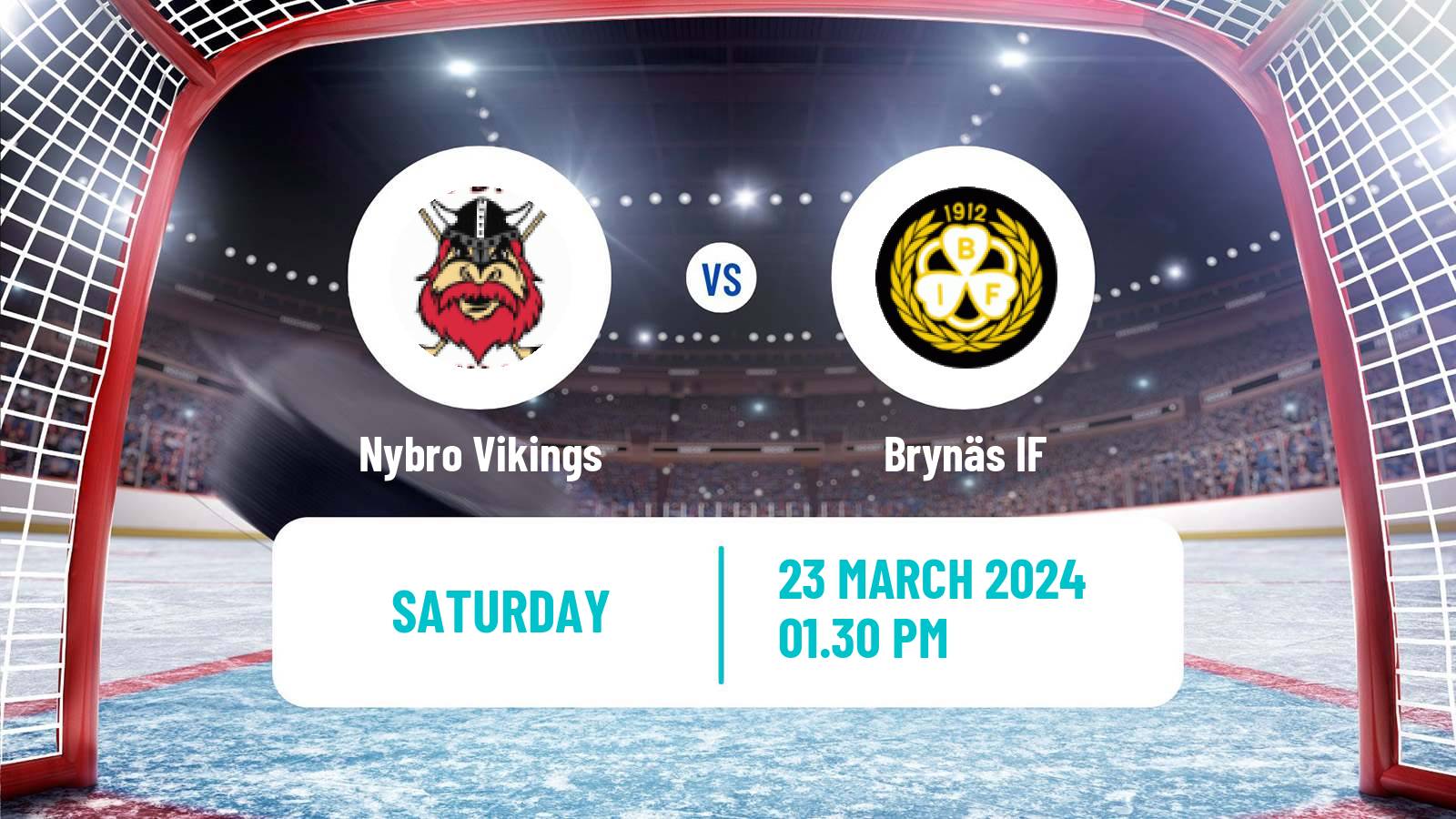 Hockey Swedish Hockey Allsvenskan Nybro Vikings - Brynäs