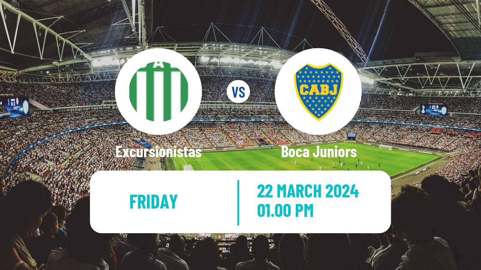 Soccer Argentinian Primera A Women Excursionistas - Boca Juniors