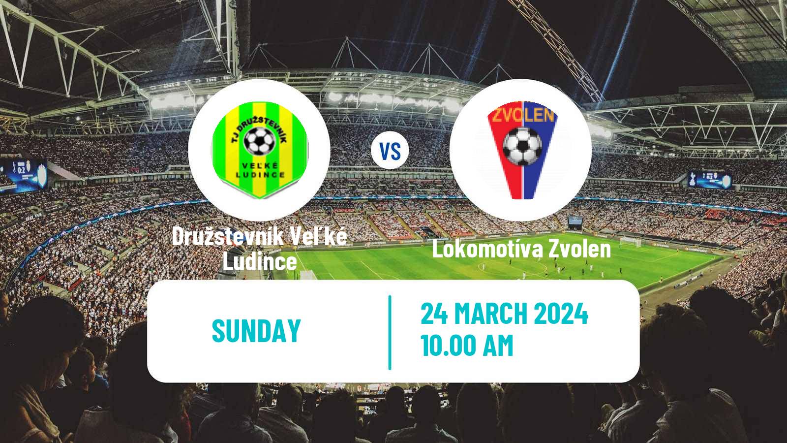 Soccer Slovak 3 Liga West Družstevník Veľké Ludince - Lokomotíva Zvolen