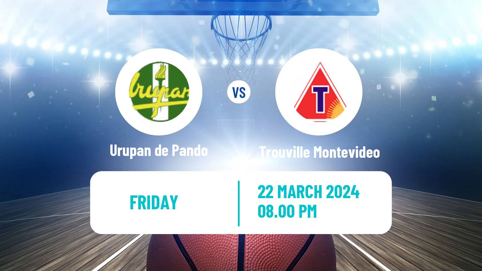 Basketball Uruguayan Liga Basketball Urupan de Pando - Trouville Montevideo