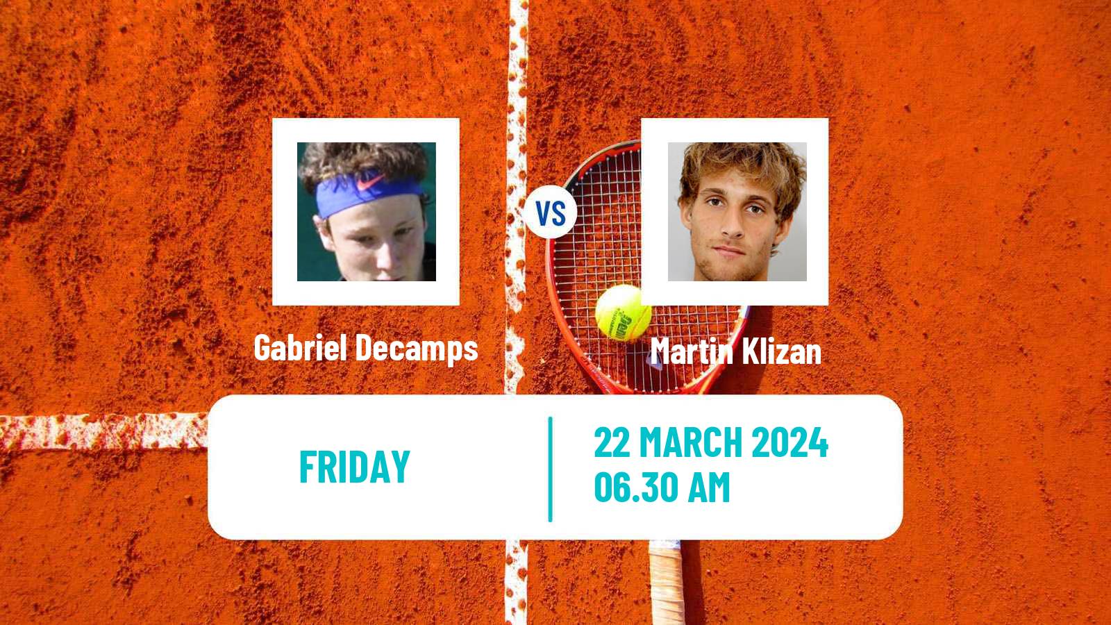 Tennis ITF M15 Heraklion 3 Men Gabriel Decamps - Martin Klizan