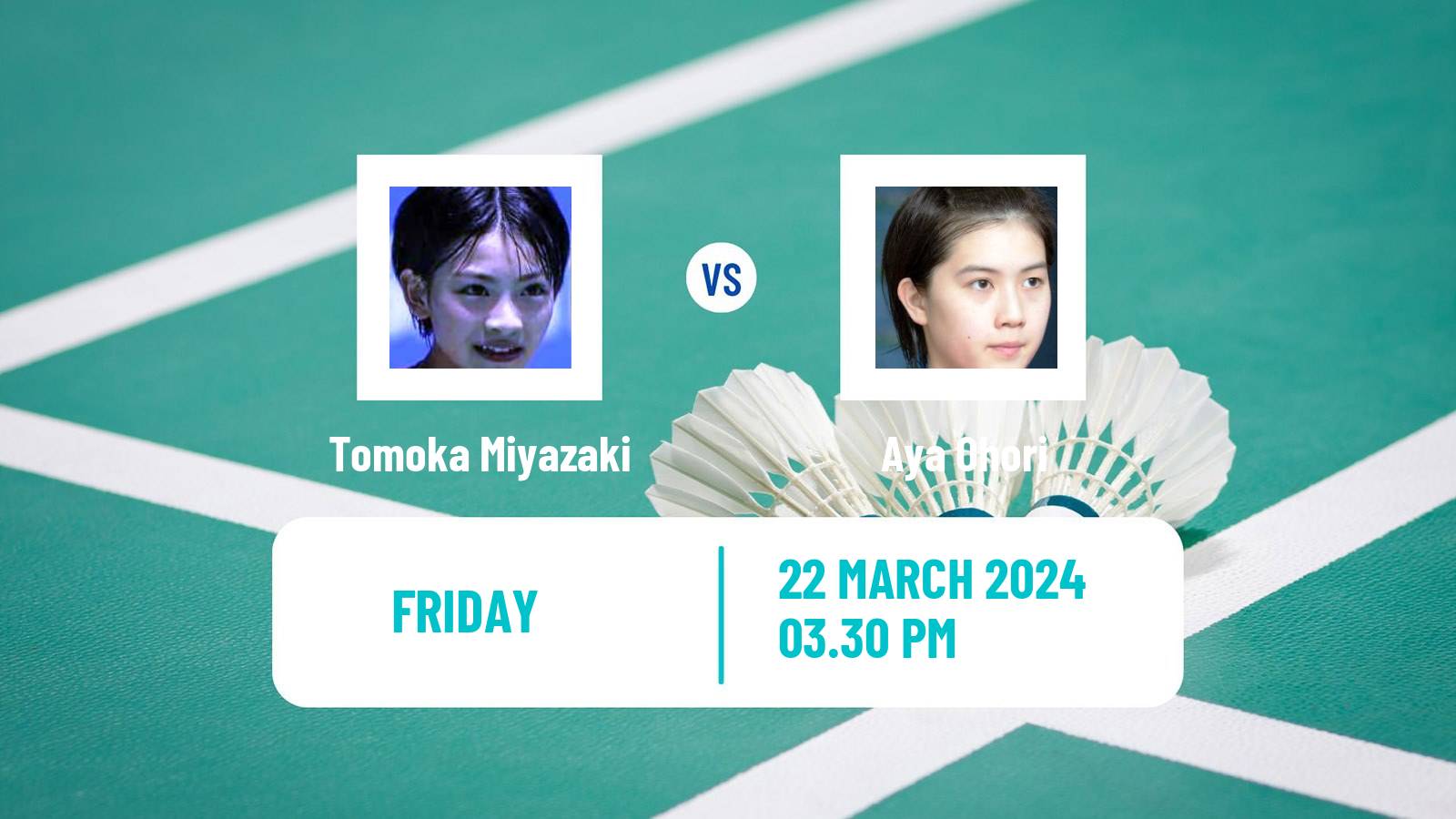 Badminton BWF World Tour Swiss Open Women Tomoka Miyazaki - Aya Ohori