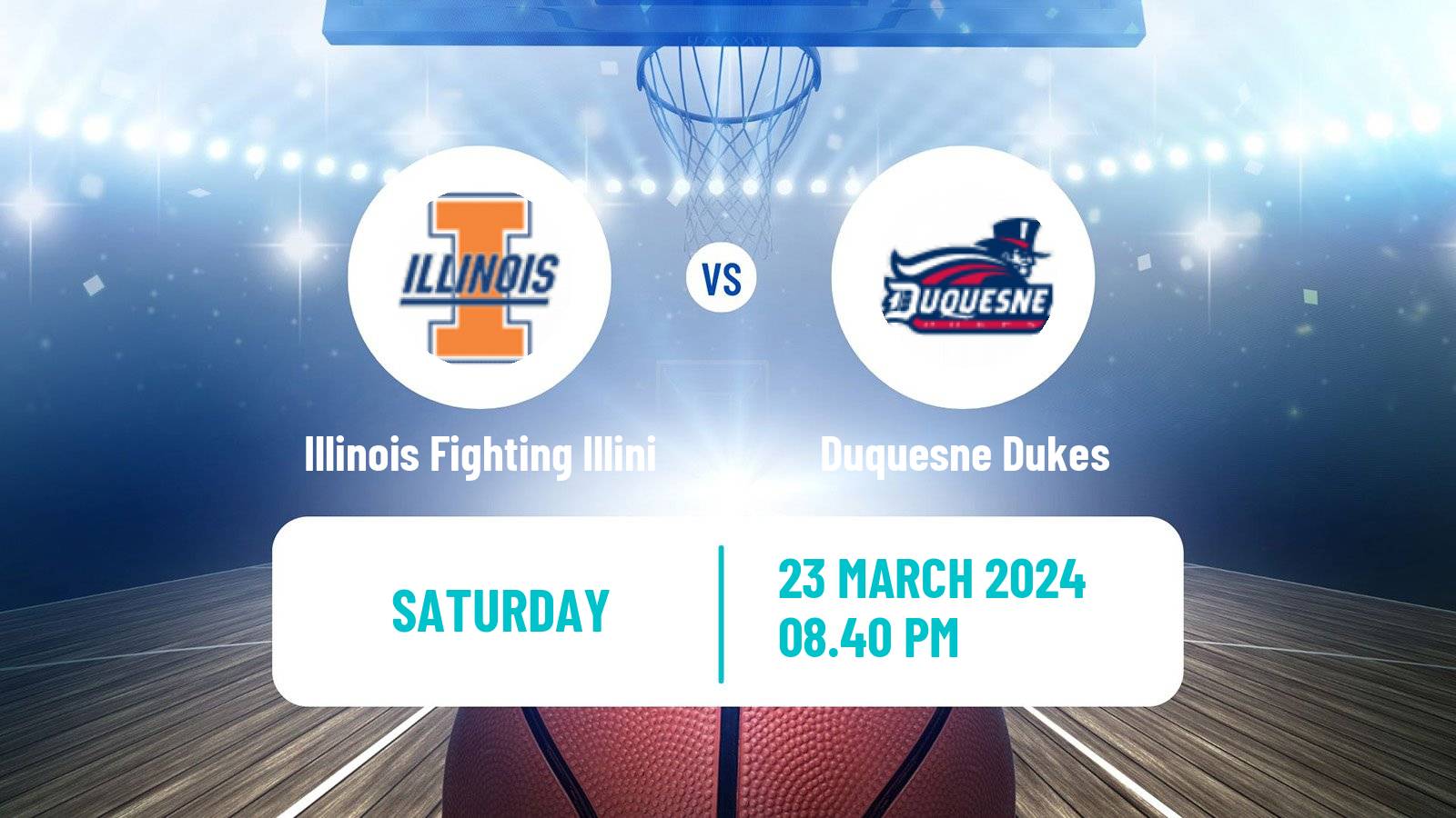Basketball NCAA College Basketball Illinois Fighting Illini - Duquesne Dukes