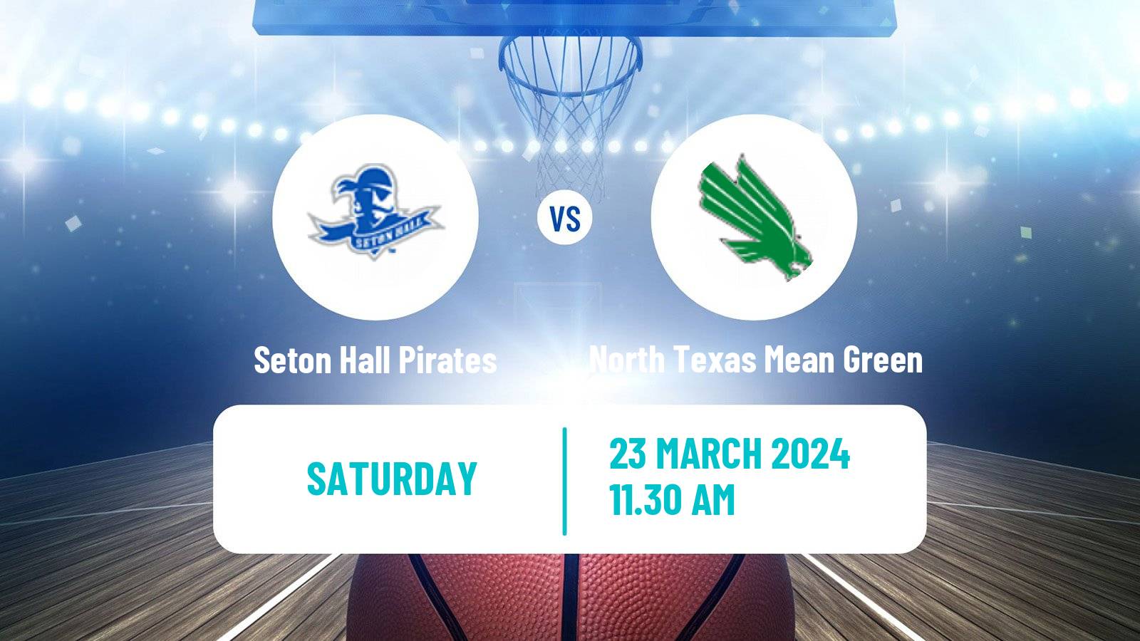 Basketball NIT Seton Hall Pirates - North Texas Mean Green