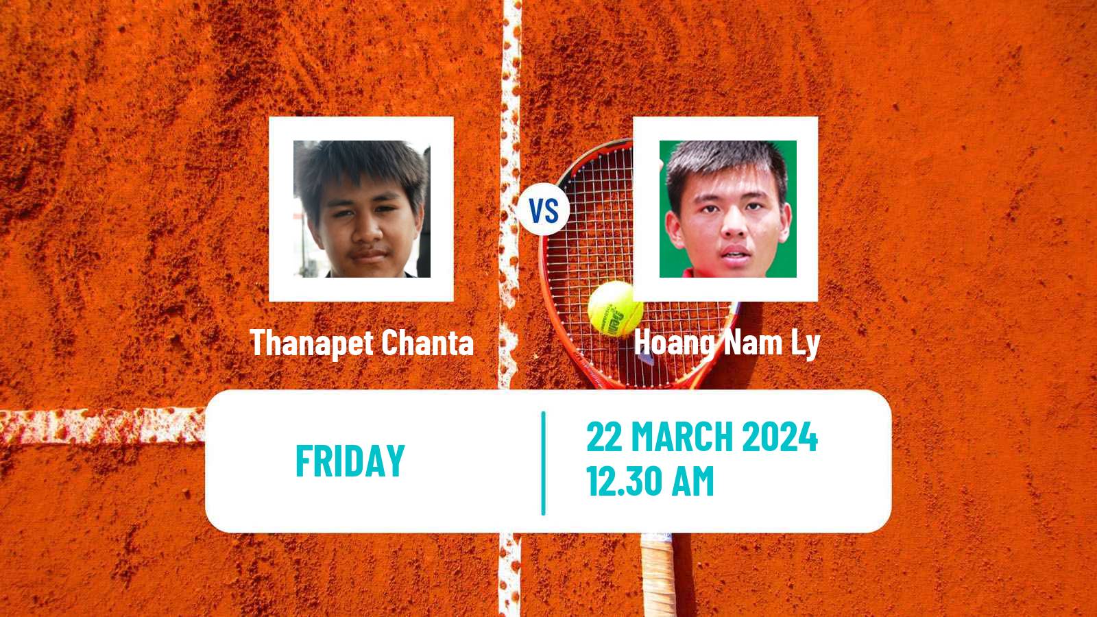 Tennis ITF M15 Chandigarh Men Thanapet Chanta - Hoang Nam Ly
